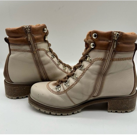 🚨 HIGH QUALITY OOAK TOP GRADE SOFT LEATHER ANKLE BOOTS W/SIDE ZIPPERS PIKOLINOS - Picture 6 of 9